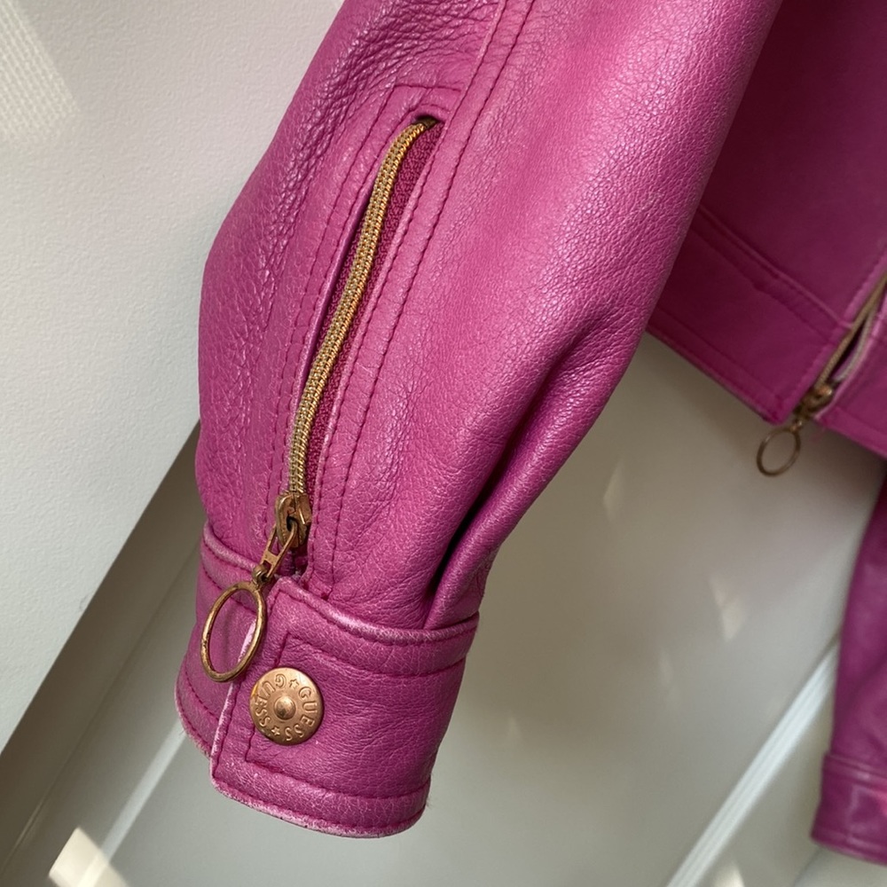 Vintage Guess Leather Jacket! - Picture 3 of 9